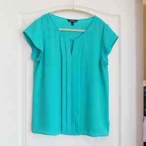 Express teal top